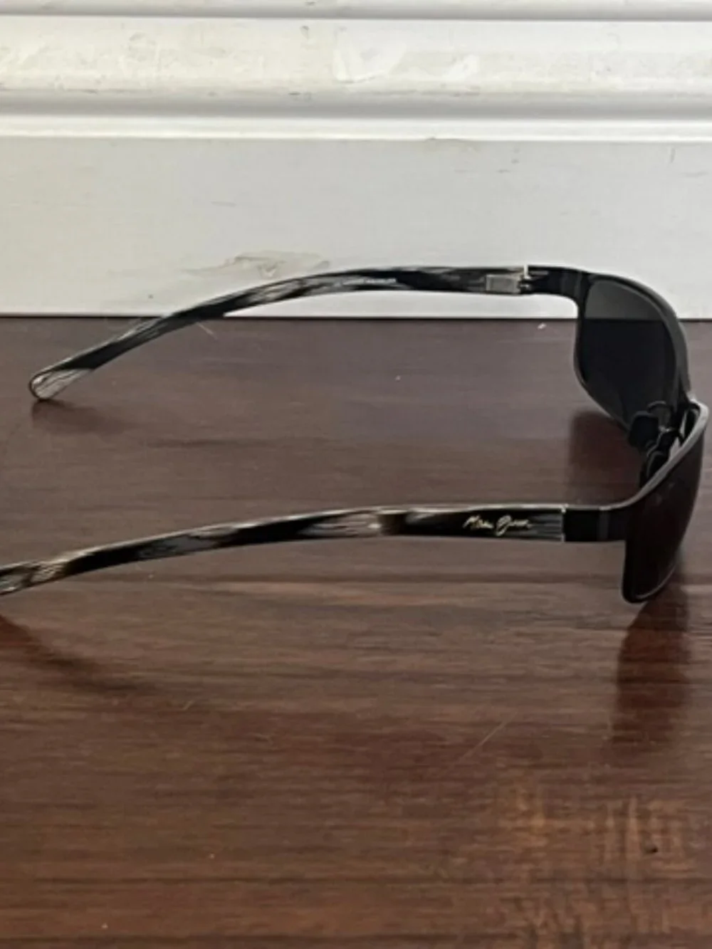 Maui Jim MJ-114-02 Sunglasses Gray Frame, 57-16-125, Made In Italy